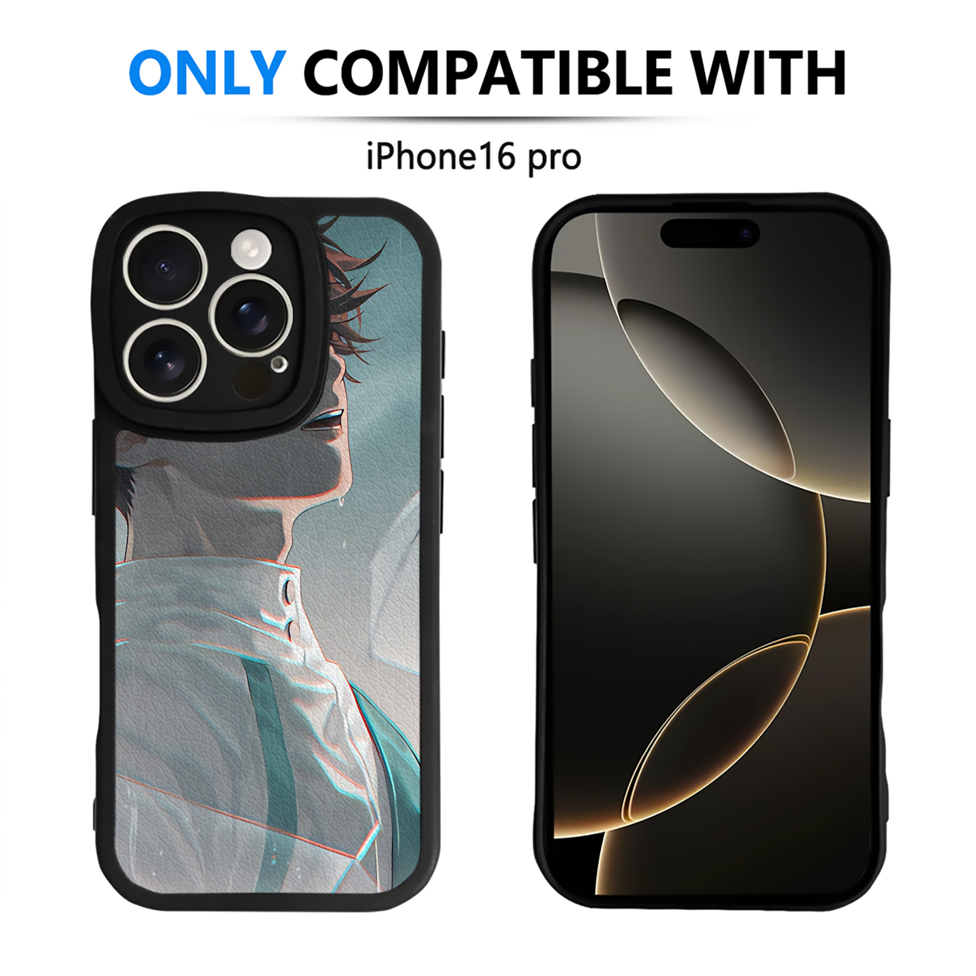 （画像用） ハイキュー!! Haikyu!! 【iPhone 16シリーズ対応】シリコンスマホケース（レザー調） 材質：シリコン